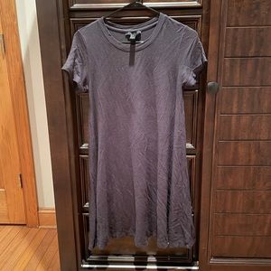 Cuffed Short Sleeve T-Shirt Dress